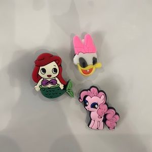 3 Princess Crocs Charms!